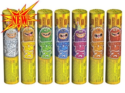 Цветной дым 25 Цветной дым купить в Котовске | kotovsk.salutsklad.ru